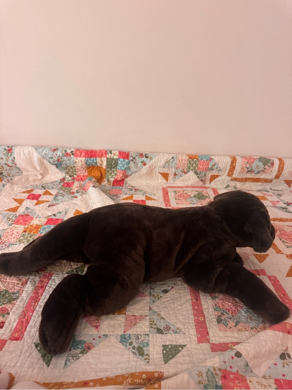 Vintage Animal Alley Toys 'R' Us Large Chocolate Labrador Lab Plush 33 inches